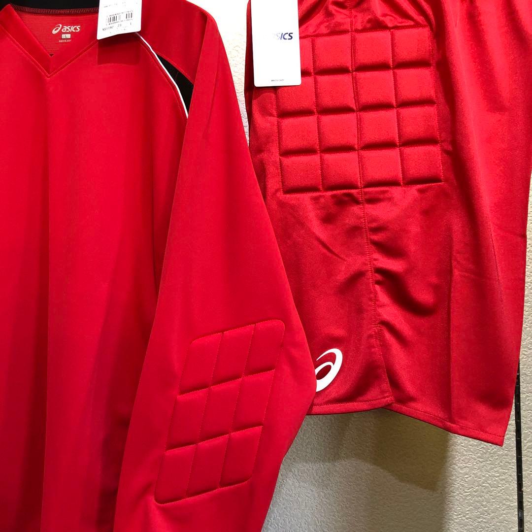 サッカーアシックスＧＫユニフォーム上下新品