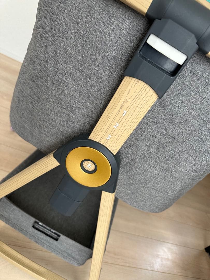 美品限定値下げ！ベビーベッド グレー