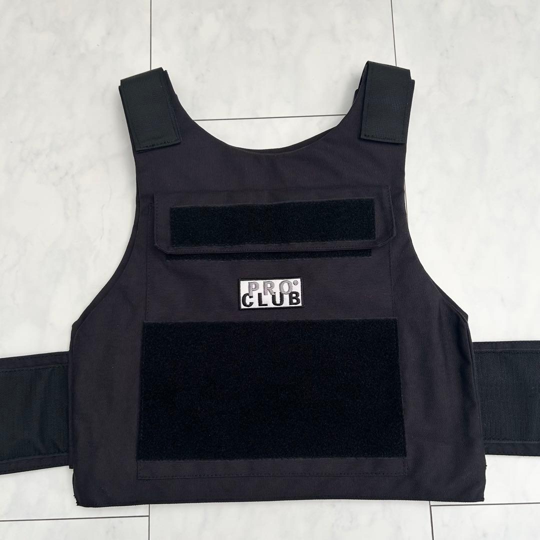 【入手困難】PRO CLUB プロクラブ　ベスト　防弾チョッキ　刺繍　美品