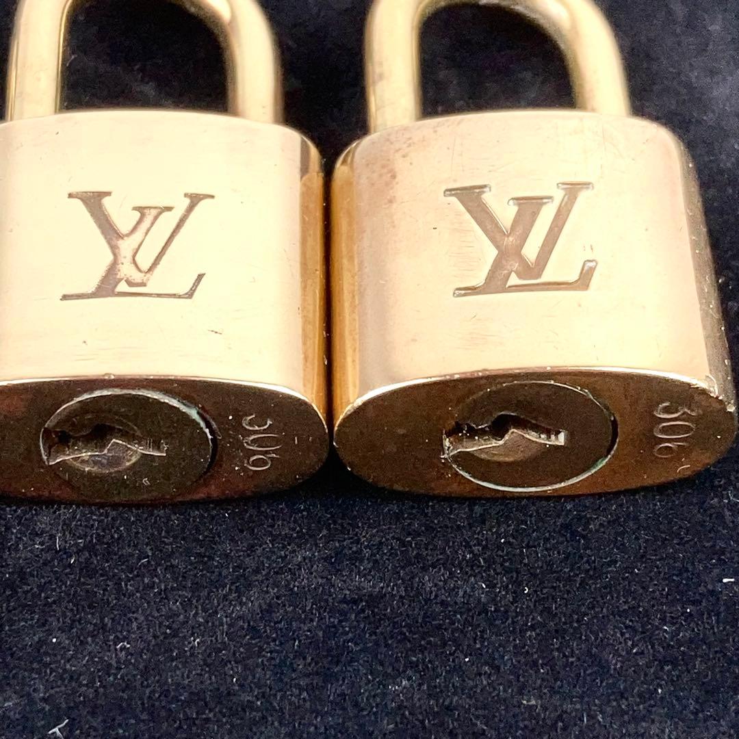 ルイヴィトン パドロック No.306のみ 4個まとめて 南京錠 カデナゴールド
