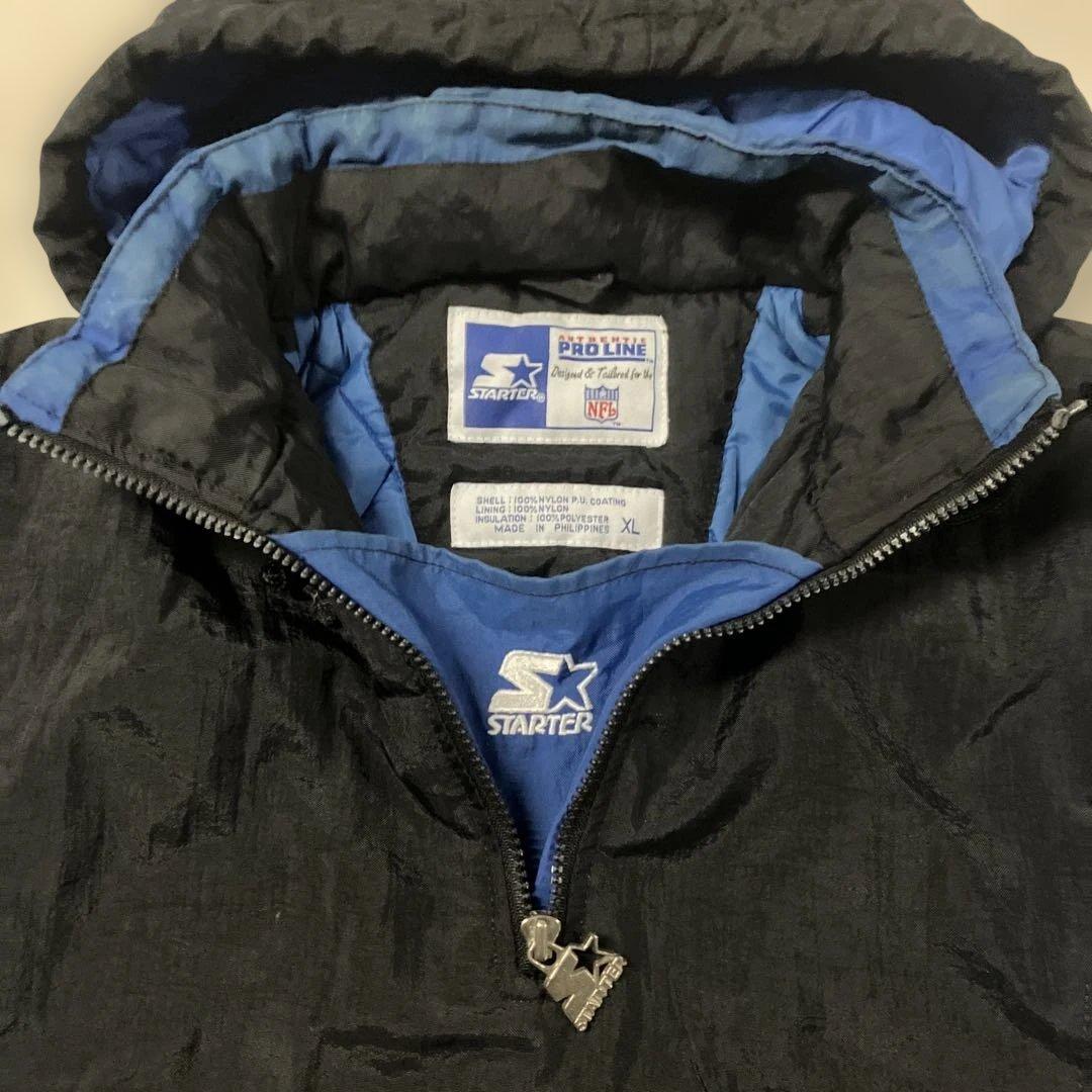 j27)スターターNFLライオンズ　たっぷり中綿キルティングプルオーバー XL