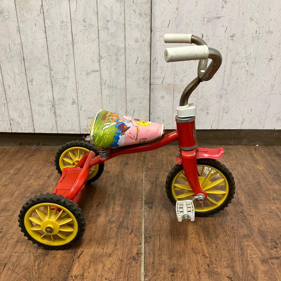 昭和レトロ バンビ ラブリーチャイルド ヴィンテージ 三輪車 レッド 当時物希少