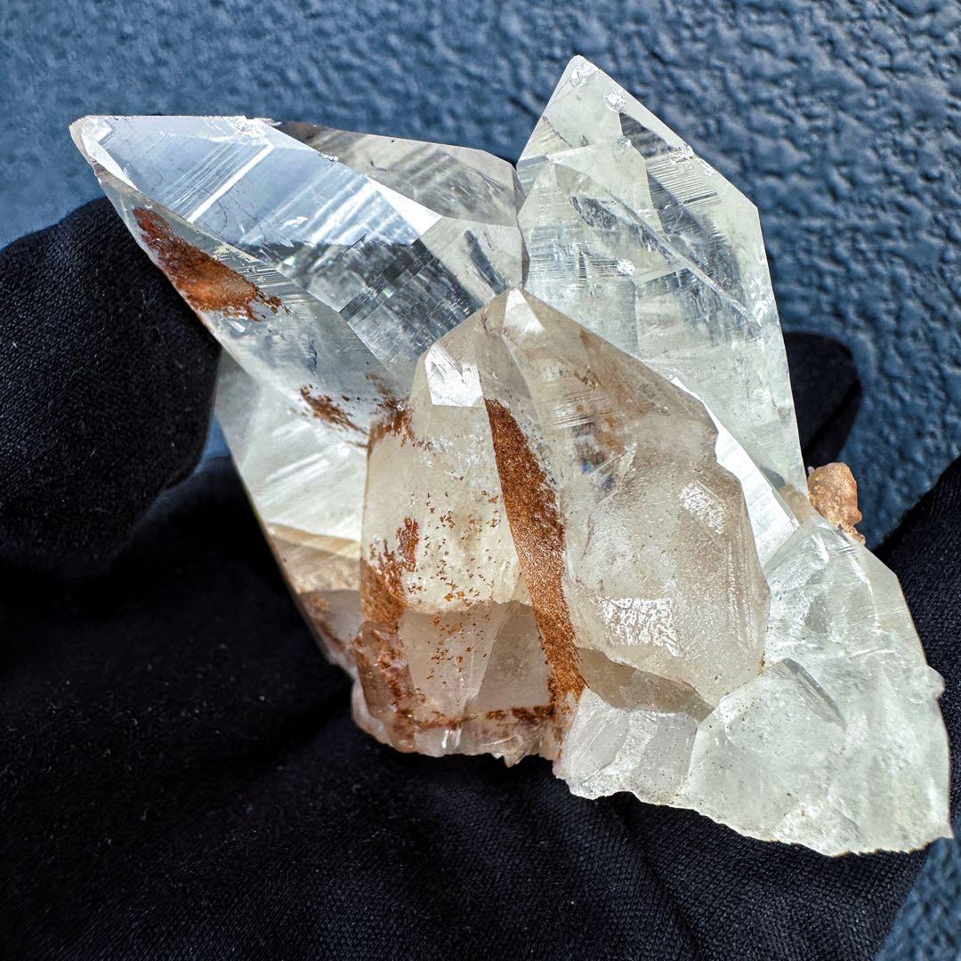 希少高透明度❗️マニカラン産レインボーヒマラヤ水晶クラスター超強いパワーA1409