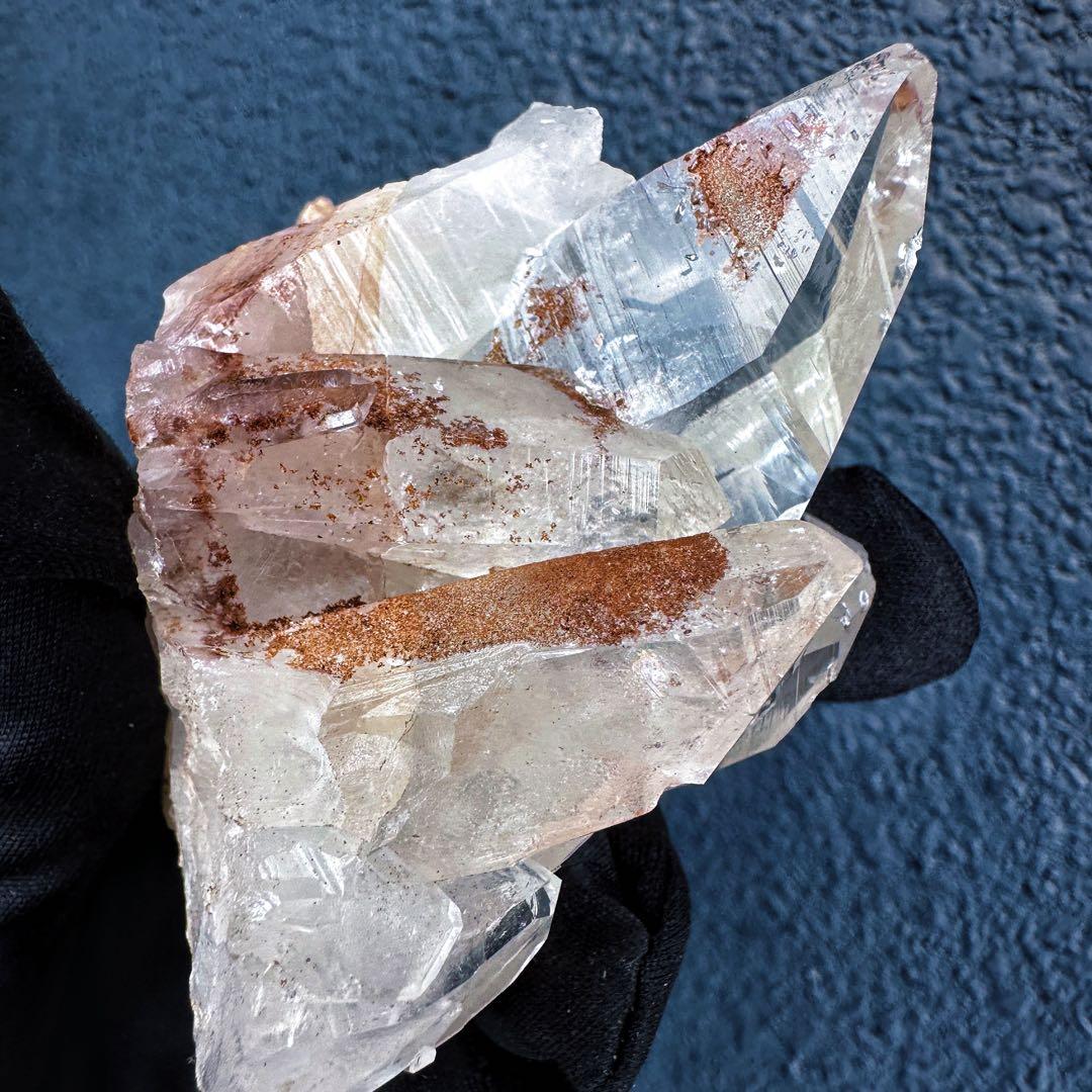 希少高透明度❗️マニカラン産レインボーヒマラヤ水晶クラスター超強いパワーA1409