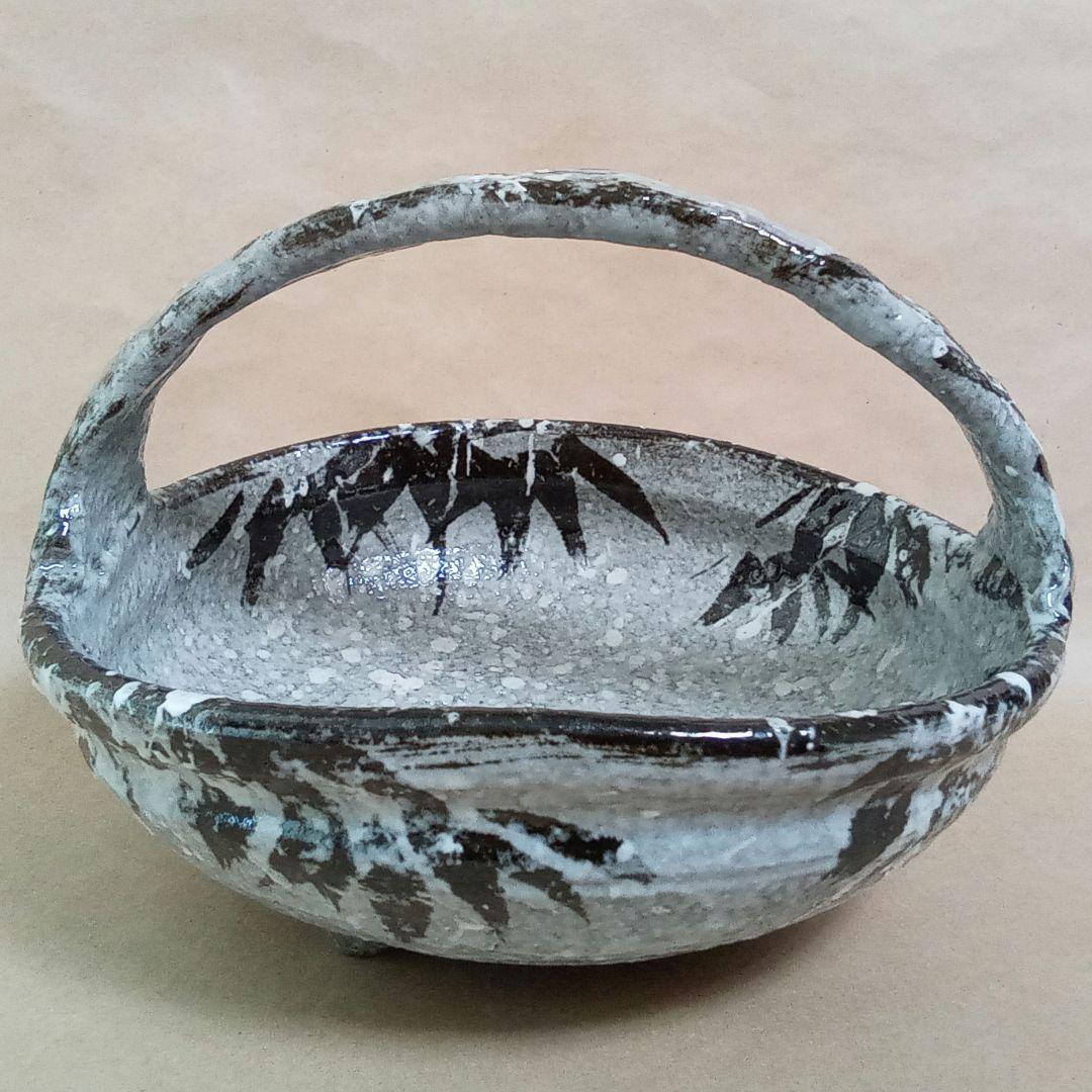 手鉢　雪笹　乾山写　与し三