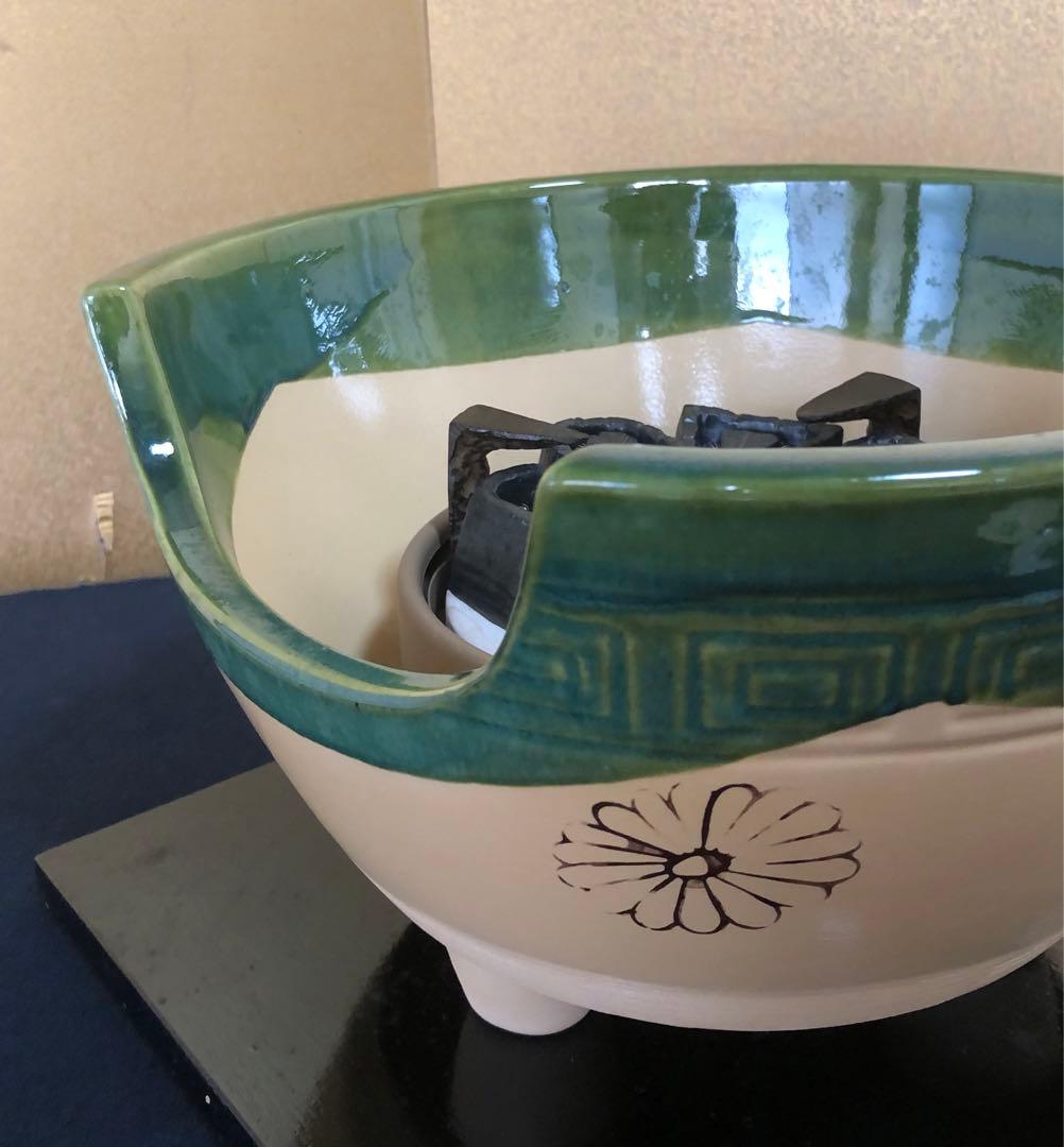 《R》茶道具 織部B 野々田式 風炉型電熱器 元箱　260109き2