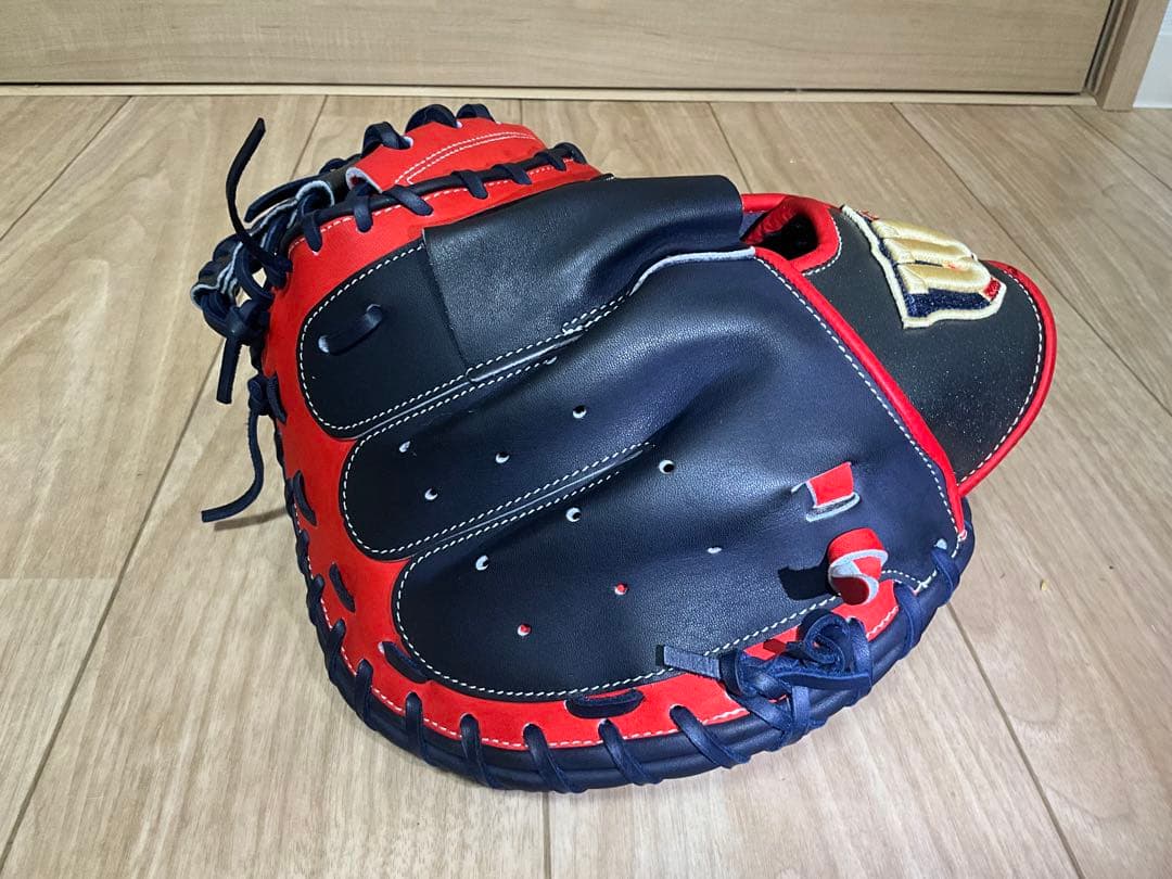 【型付済】ウィルソン（Wilson）一般軟式キャッチャーミット