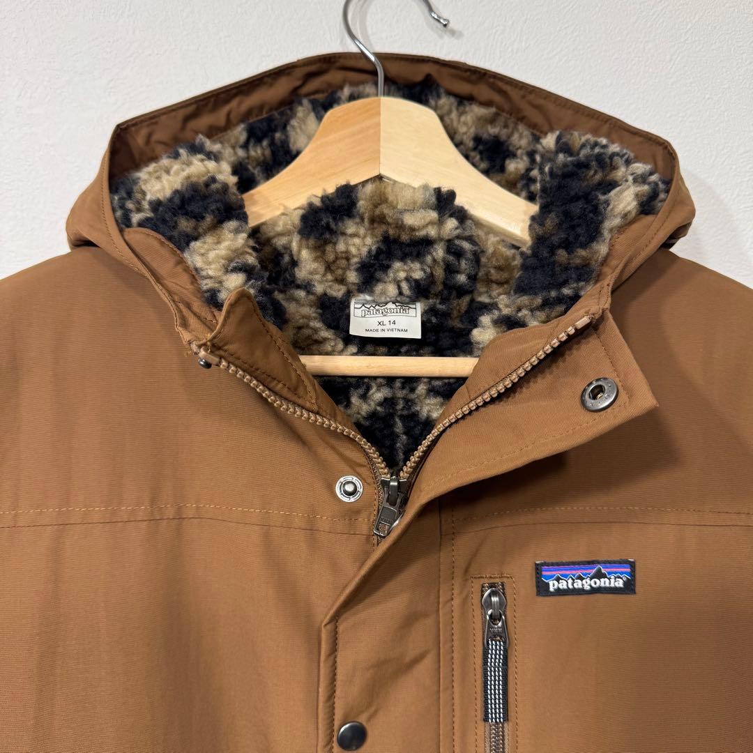 パタゴニア インファーノジャケット ブラウン ボーイズXLサイズ