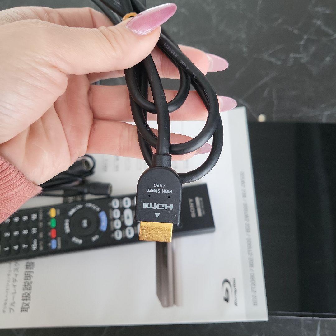 SONY ブルーレイディスクレコーダー 2017年製 BDZ-ZW1000