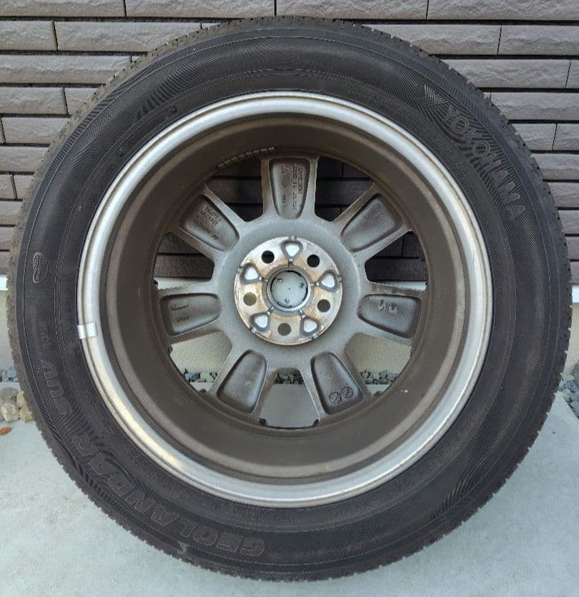 デリカ D5 純正18inchホイール&タイヤ4本セット