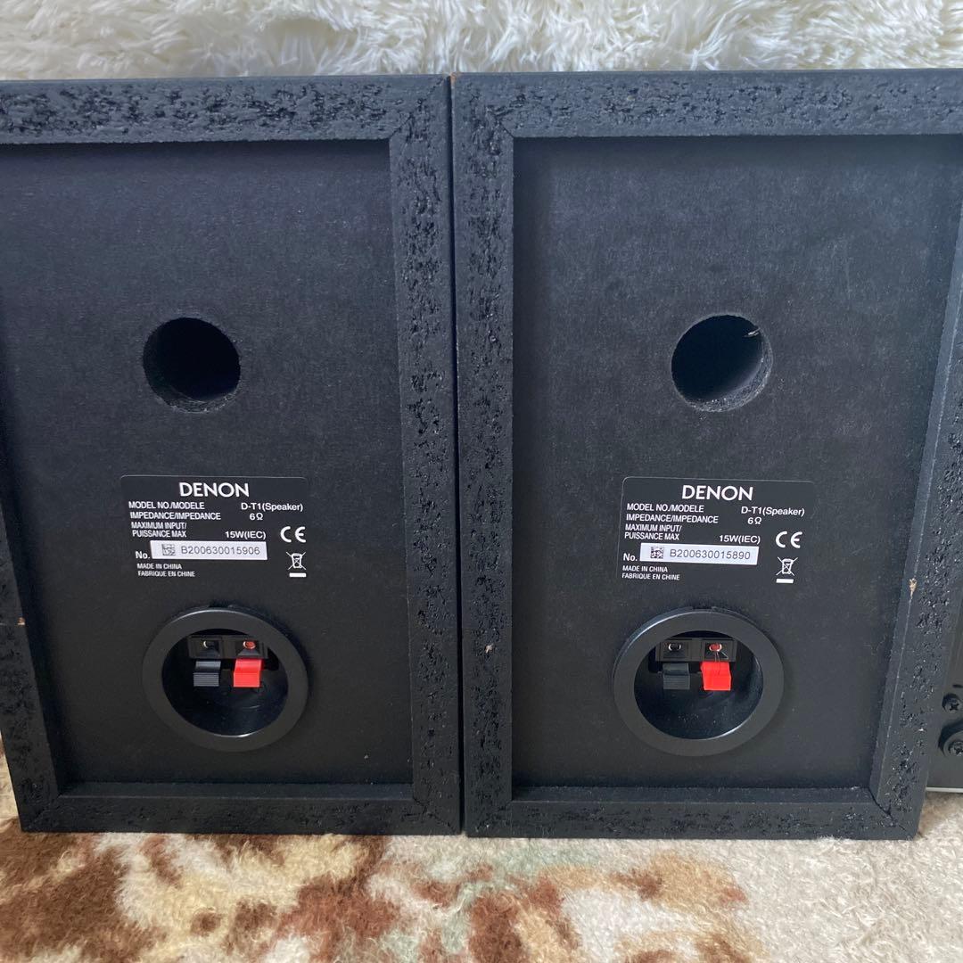 DENON ミニコンポ スピーカー2台付き 中古