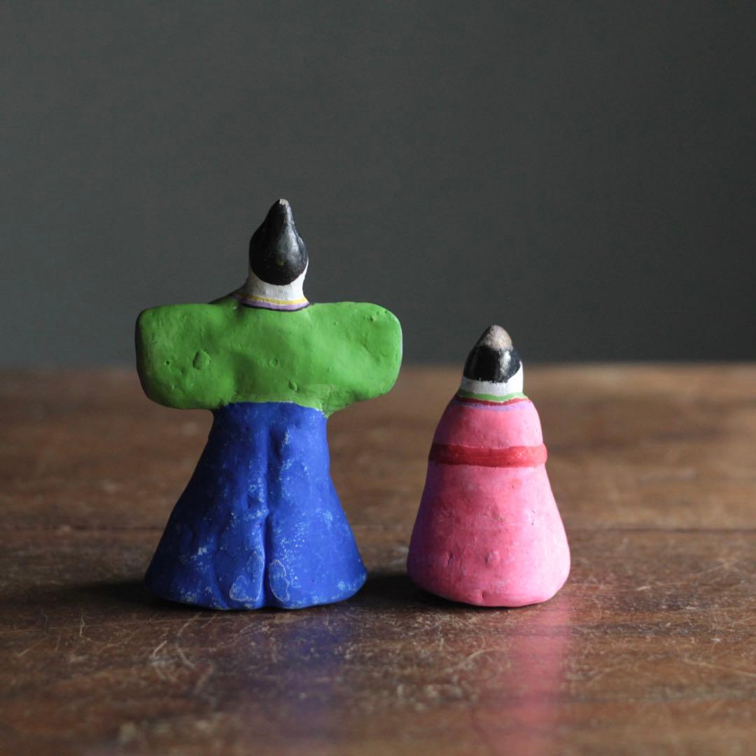 土人形 立雛 民芸 工芸 郷土人形 古道具 アンティーク