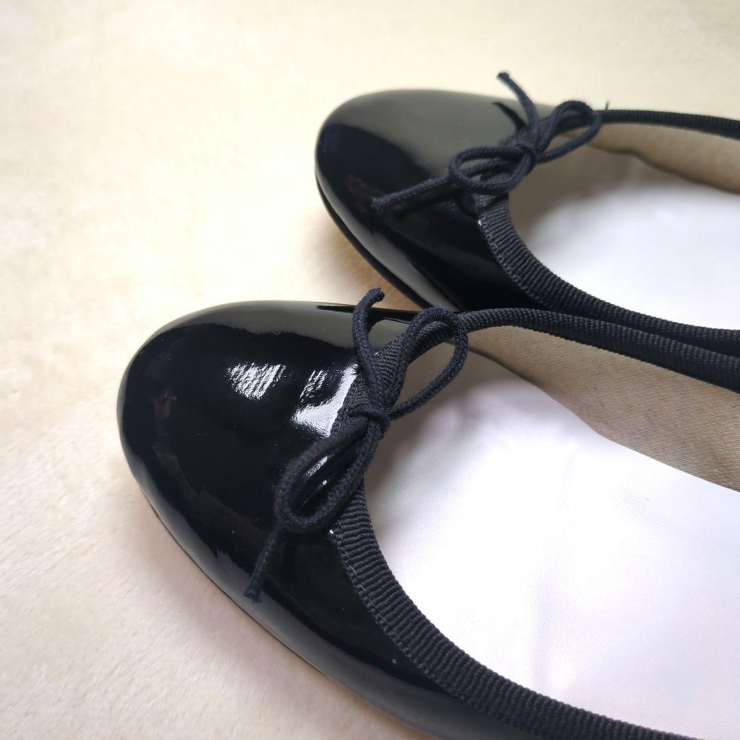 mimiさま専用【超美品】Repetto✨サンドリオン　エナメル　パテントレザー