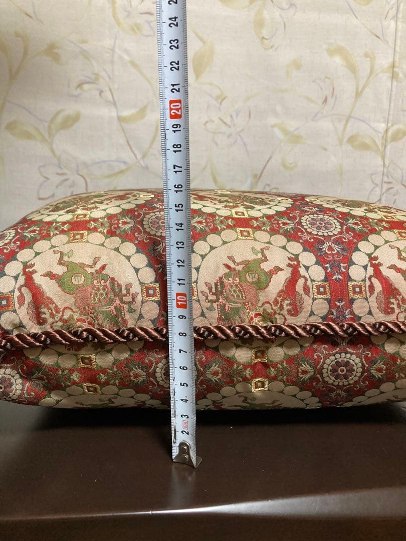 龍村美術織物　経錦　獅子狩文錦　クッション２個セット未使用品 ファスナー付き