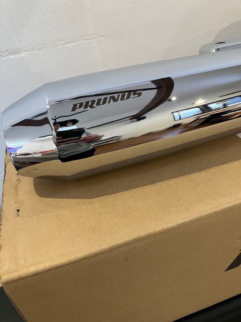 【ほぼ未使用】SR400 プラナス　キャブ車PRUNUS メガホンマフラー