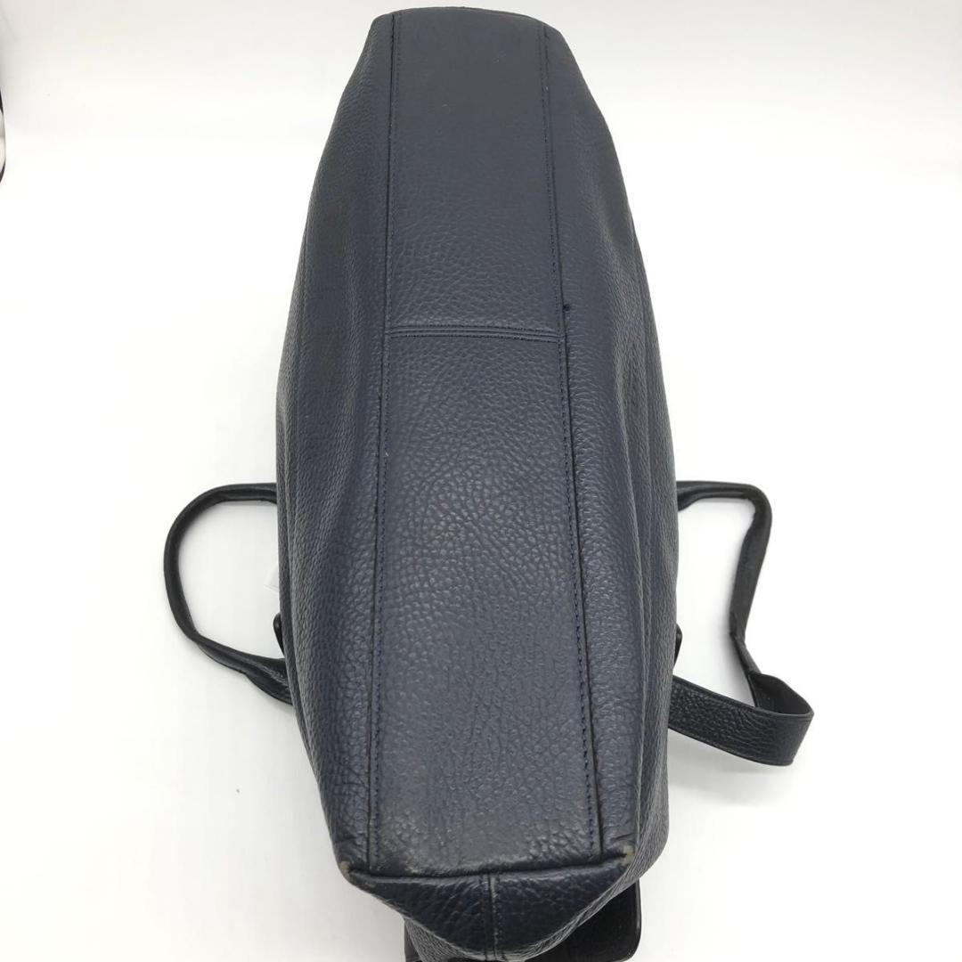 コーチ COACH トートバッグ ビジネスバッグ レザー A4 大容量 ネイビー