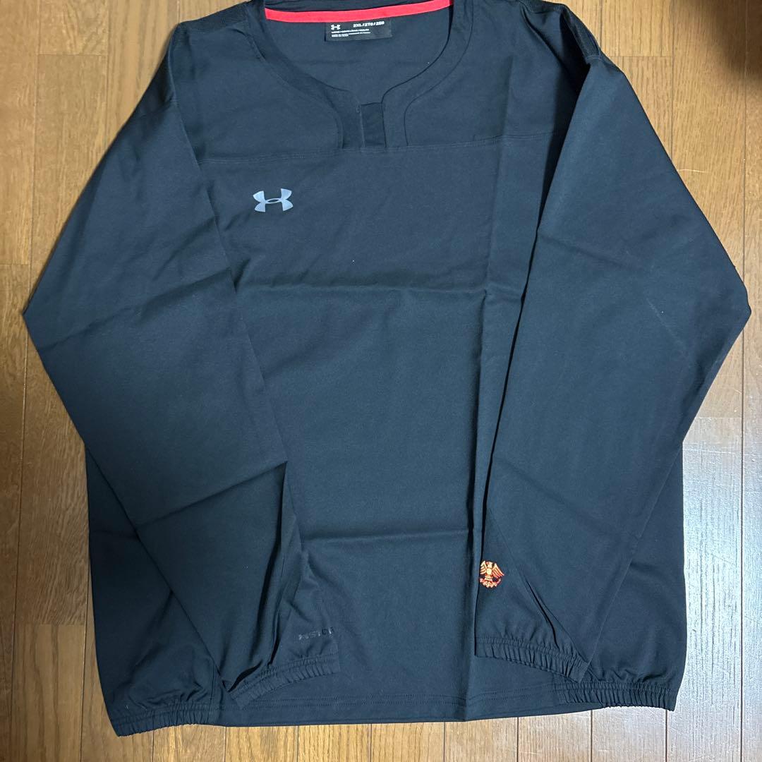 帝京大学　ラグビー　ヤッケ上下　黒