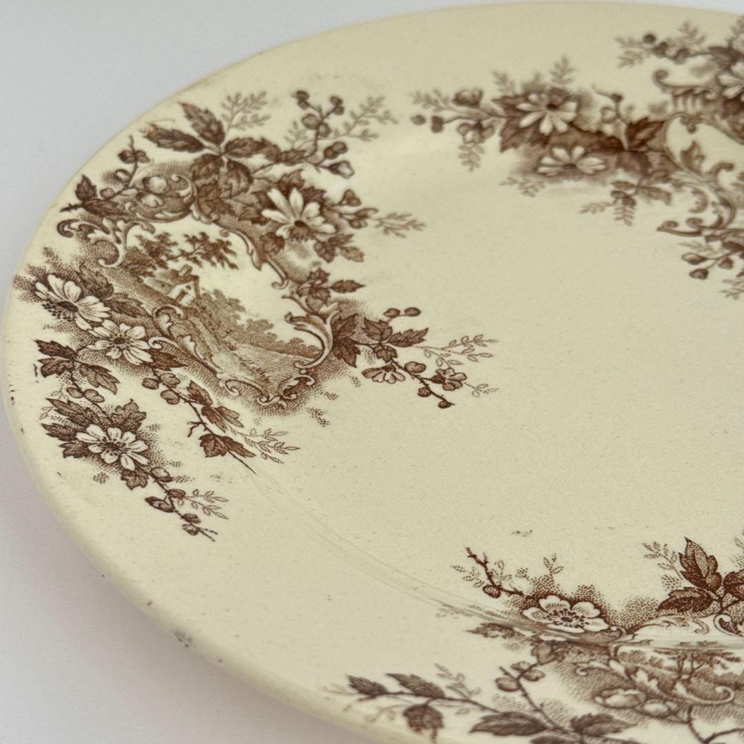 フランスアンティーク　ショワジールロワ　ポンパドール　ディナープレート
