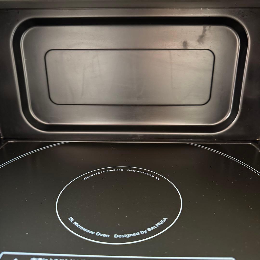 22年製 バルミューダ ザ・レンジ BALMUDA K04A-BK 【美品】