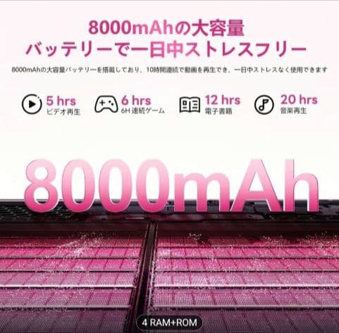 ●美品〇入学準備Android15タブレット10.1インチ さくらピンク