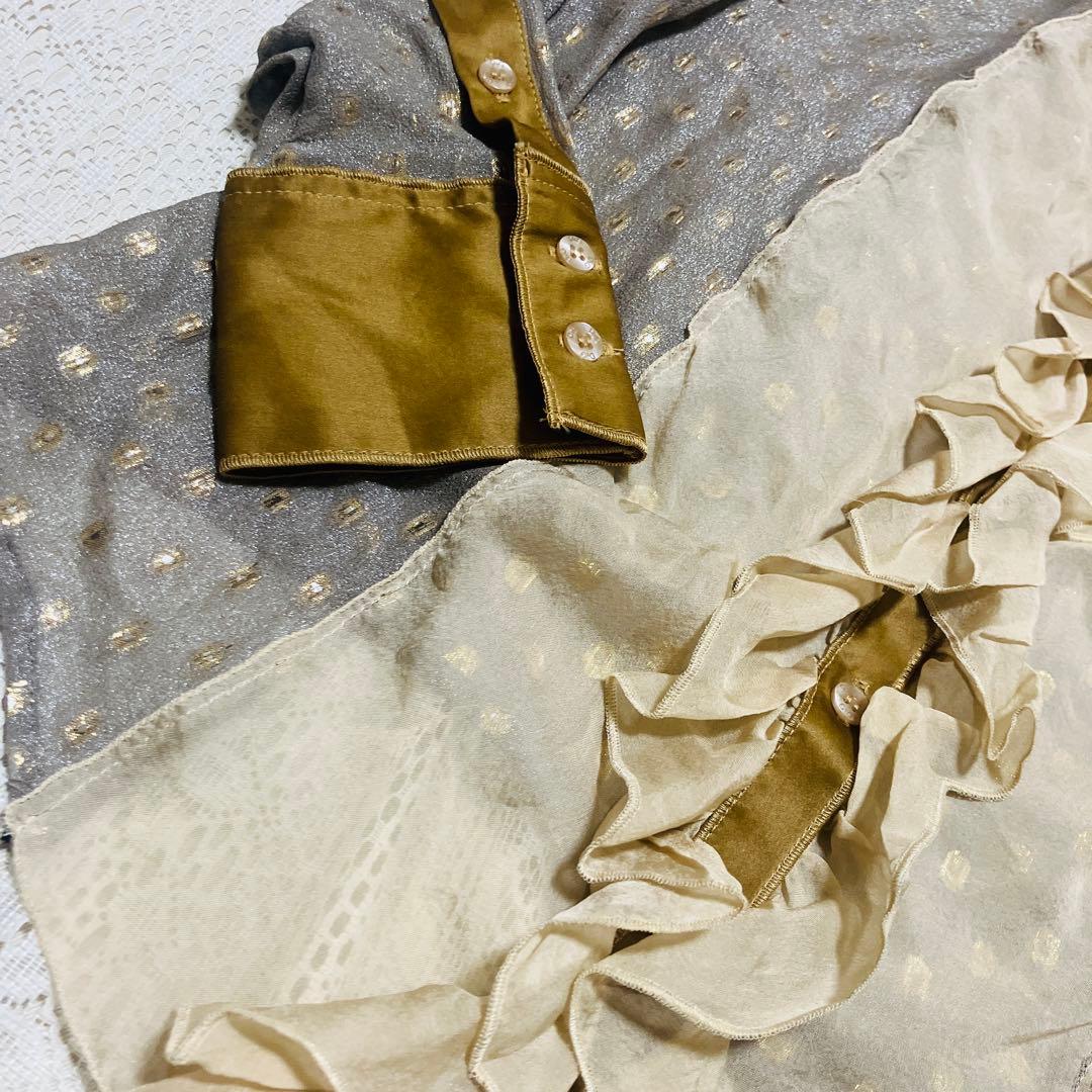 ドルチェ＆ガッバーナ（DOLCE＆GABBANA）シルクシフォンブラウス