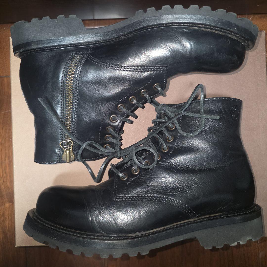 サイズ40 BUTTERO B6790 ワークブーツ ブラック NERO