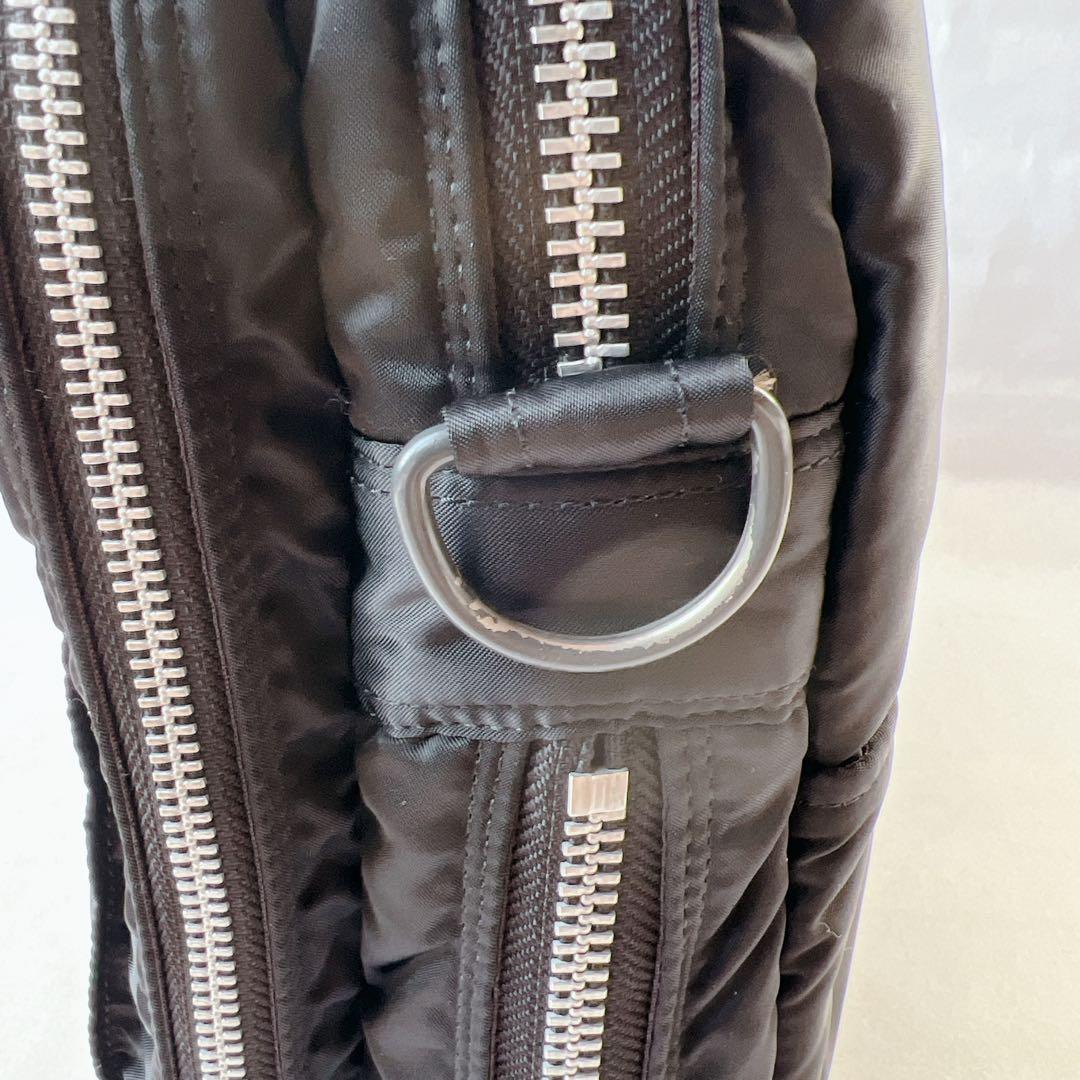 美品✨ポーター タンカー 2way 2層 拡張可能　ブリーフケース 黒 A4