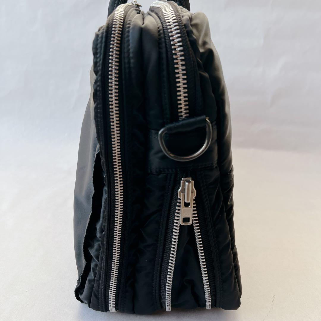 美品✨ポーター タンカー 2way 2層 拡張可能　ブリーフケース 黒 A4