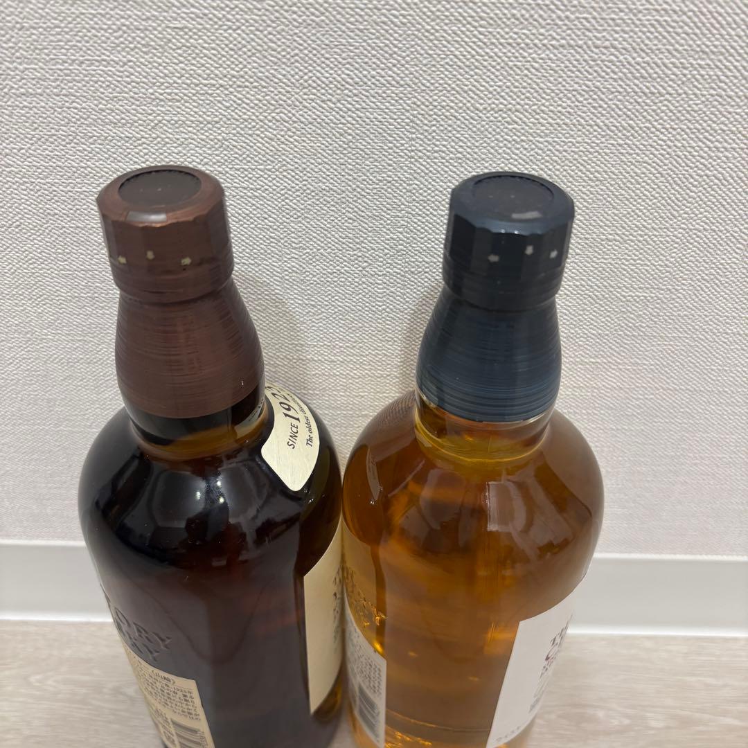 サントリー ウイスキー 山崎 知多 700ml フルボトル ２本セット