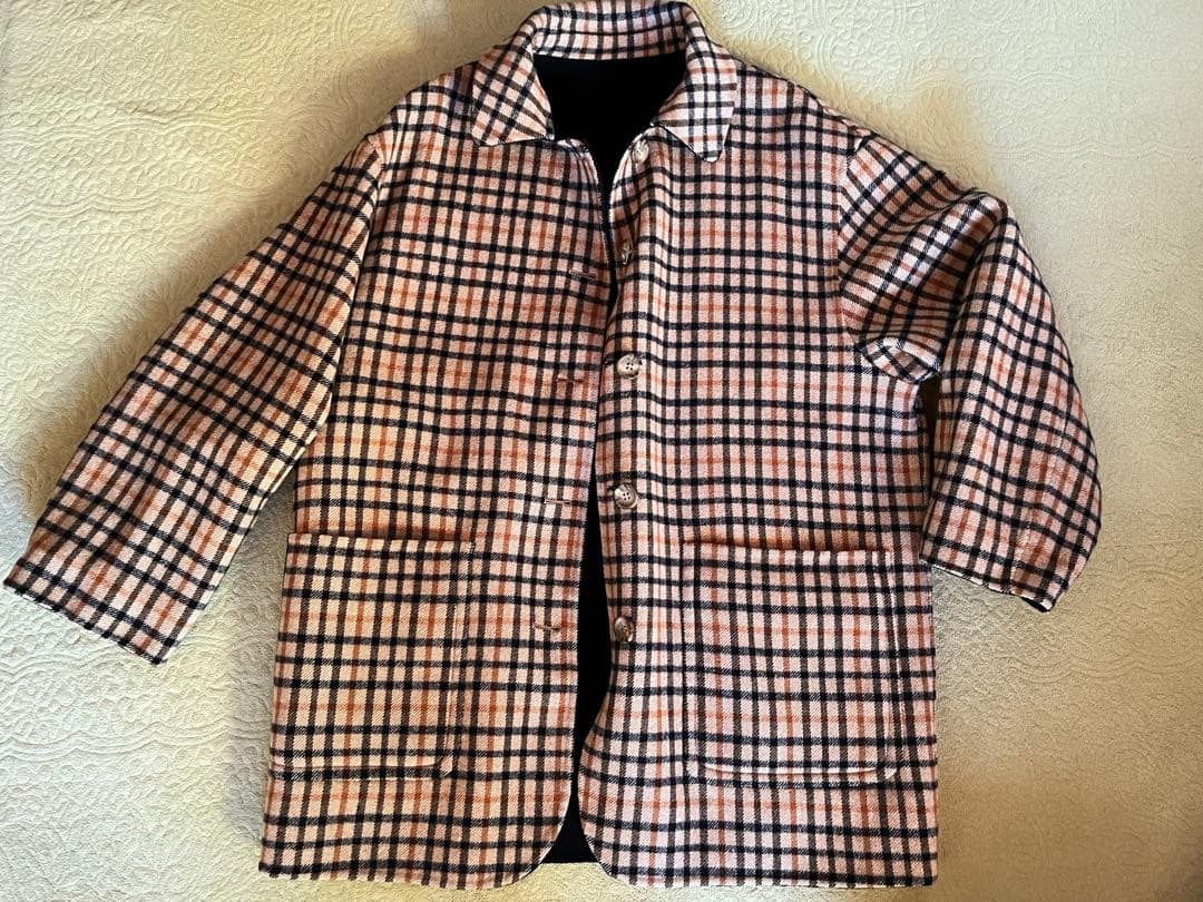 DAKSダックス⭐︎未使用⭐︎リバーシブルコート⭐︎ウール⭐︎11号