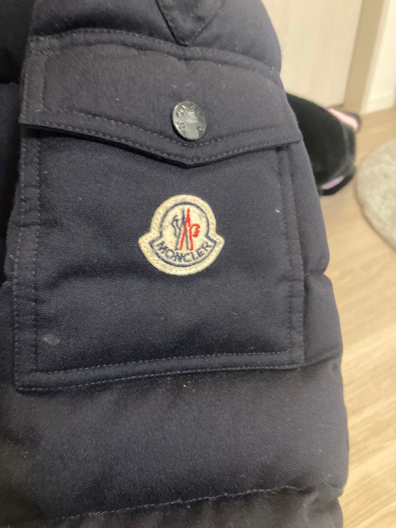 最終値下げモンクレール　ダウン　ネイビー