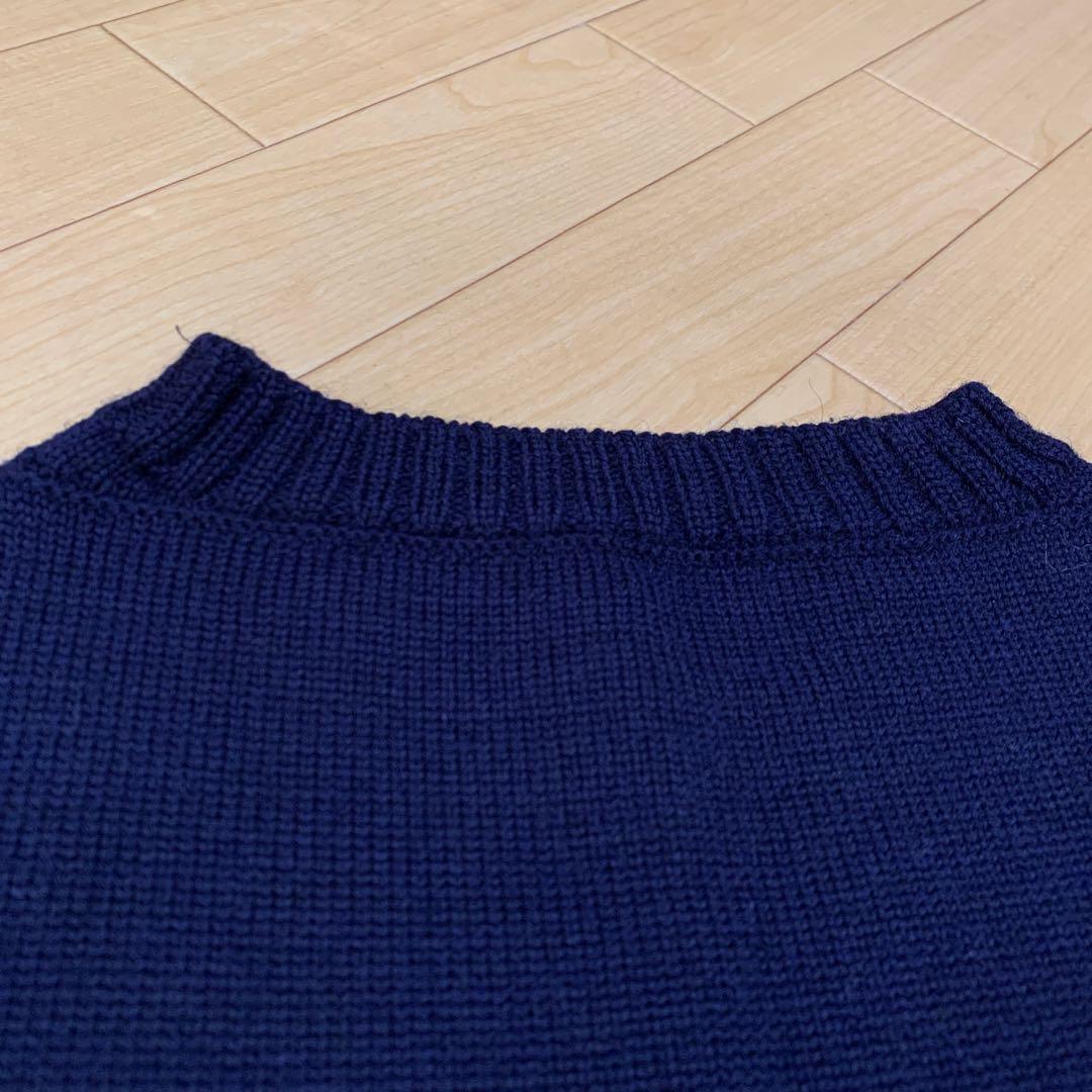 ガンジーセーター　古着　サイズ44 ウール100%