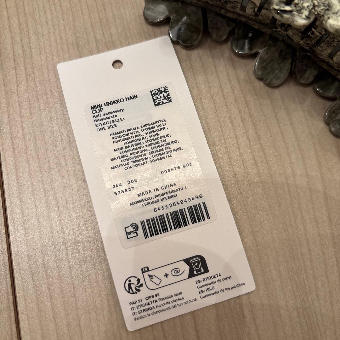 marimekko ヘアクリップ