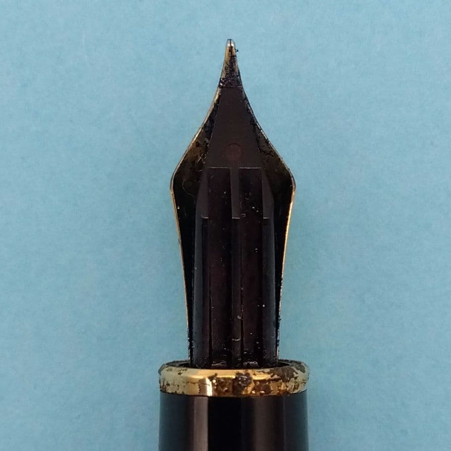 LA07 モンブラン 極美品 マイスターシュテュック 万年筆 ペン先14K