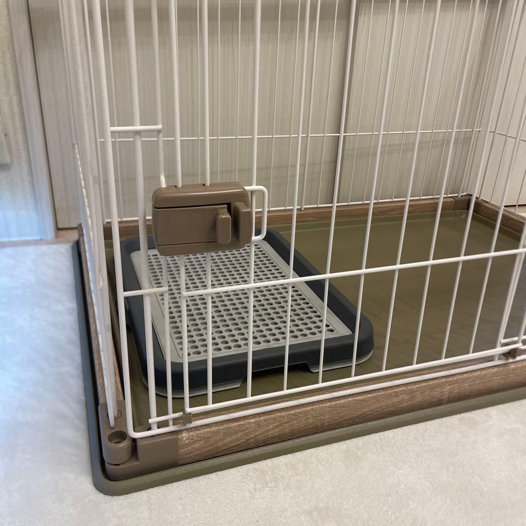 ⭐️トイレ付き⭐️アイリスオーヤマ ウッディサークル 犬用ケージ 幅97.5cm