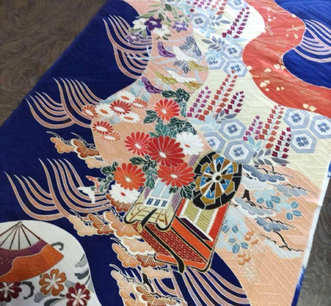 B456.pon2pan2☆犬オーダーお着物☆犬お引き摺りお着物☆犬お着物