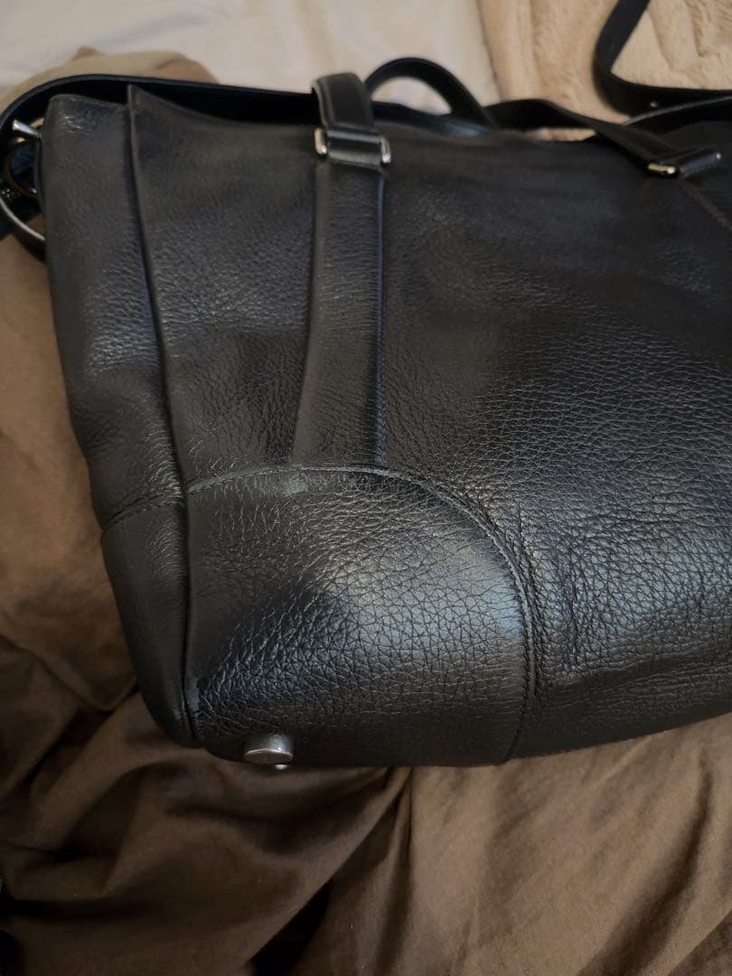 フェラガモLeather Dynamo Business Bag ビジネスバッグ