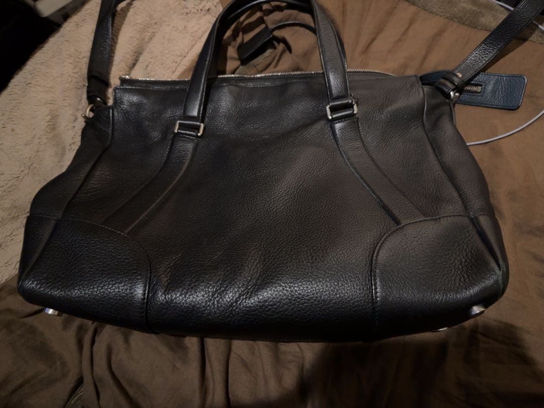 フェラガモLeather Dynamo Business Bag ビジネスバッグ