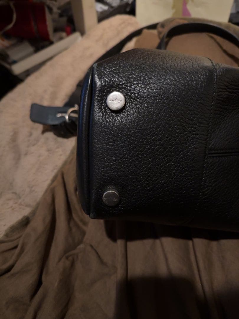 フェラガモLeather Dynamo Business Bag ビジネスバッグ