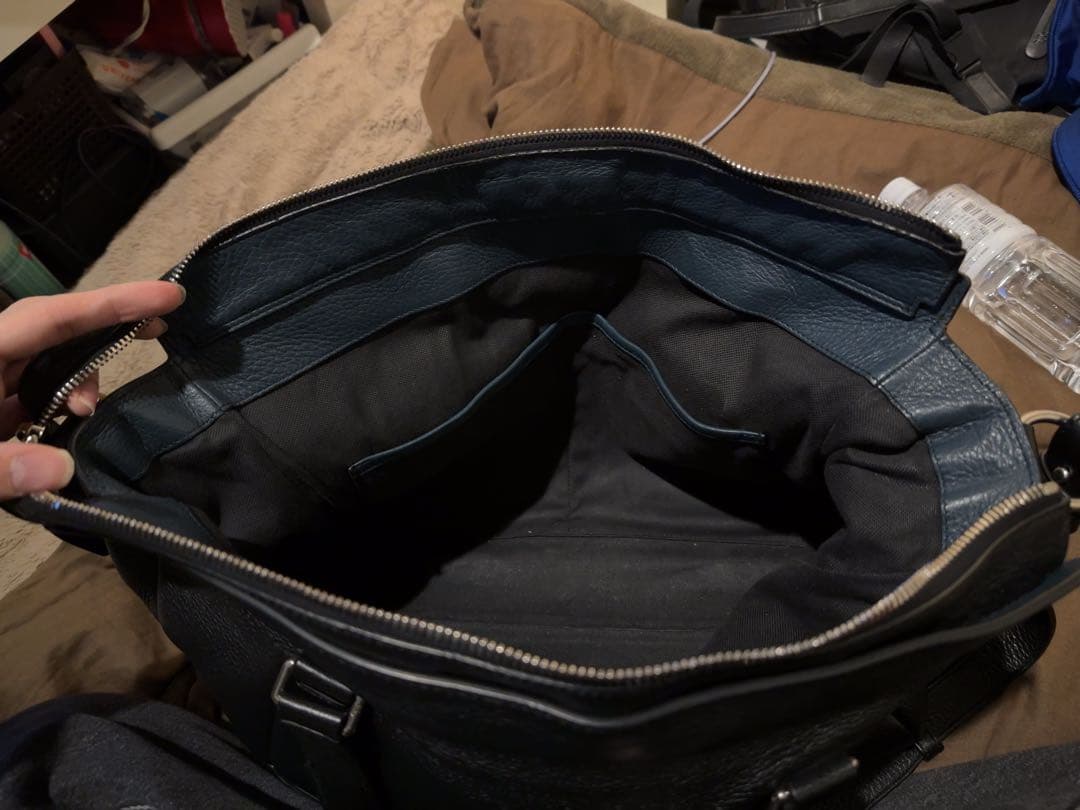 フェラガモLeather Dynamo Business Bag ビジネスバッグ