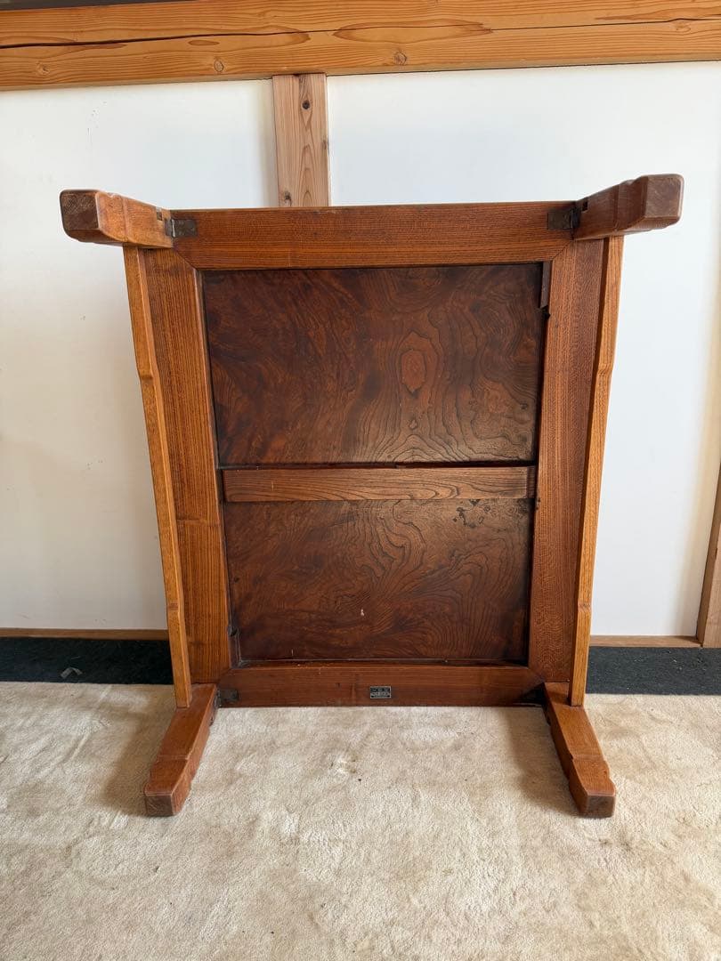 折りたたみ座卓 木製 伝統的デザイン　アンティーク　ヴィンテージ