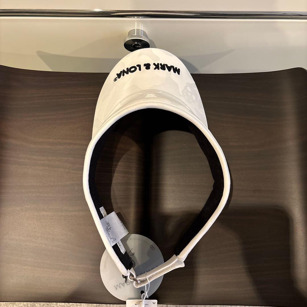 MARK & LONA サンバイザー ホワイト FREE メンズ　未使用品