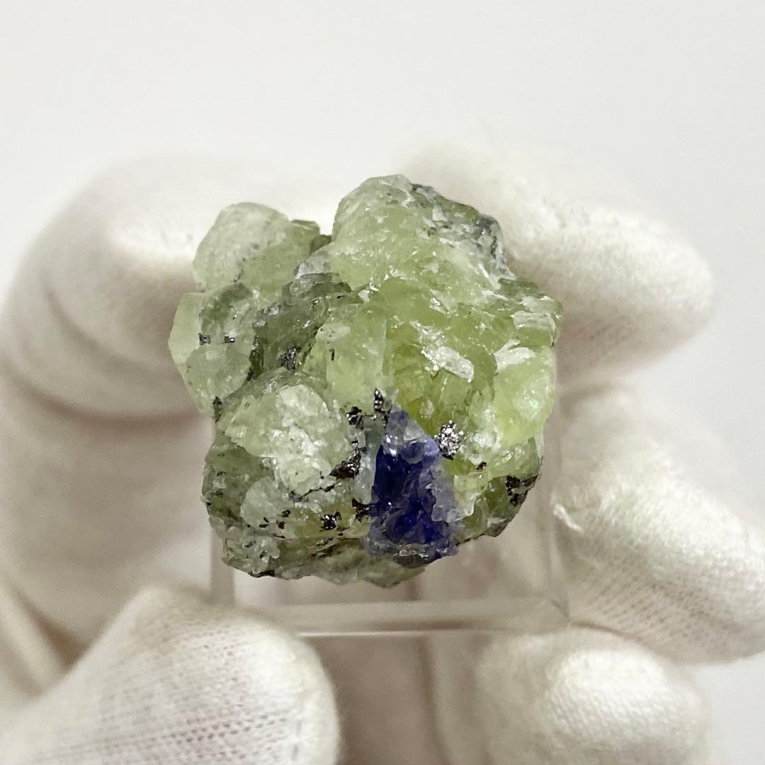 タンザナイト　プレナイト　鉱物標本　原石　天然石　ストーン　ゾイサイト　非加熱