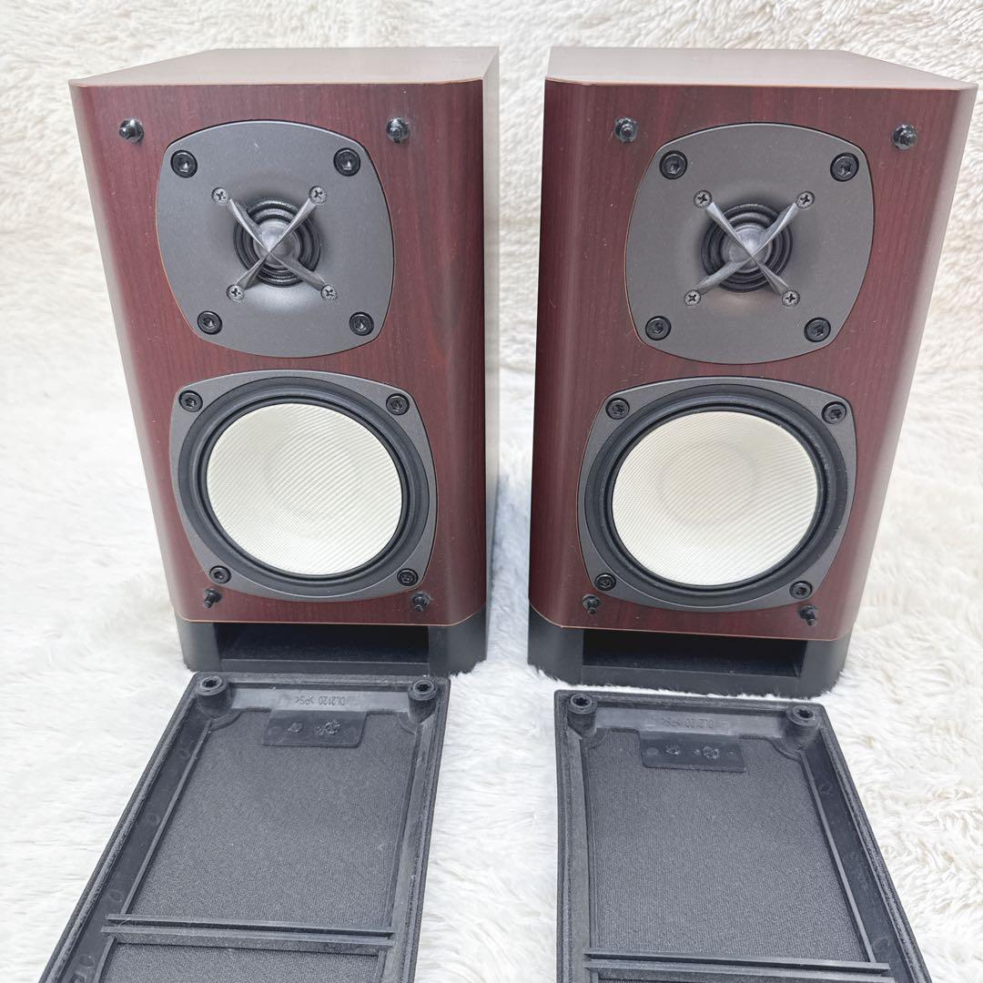 美品 ONKYO スピーカー CR-D2 D-D2E CDコンポ リモコン付き