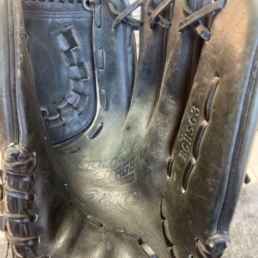 アシックス　硬式　投手用グラブ　カツ