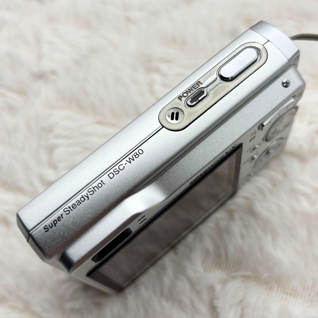 動作良好 Sony Cyber-Shot DSC-W80 シルバー