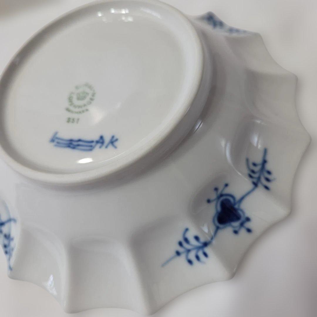 未使用　ロイヤルコペンハーゲン　17cm　シェルディッシュ