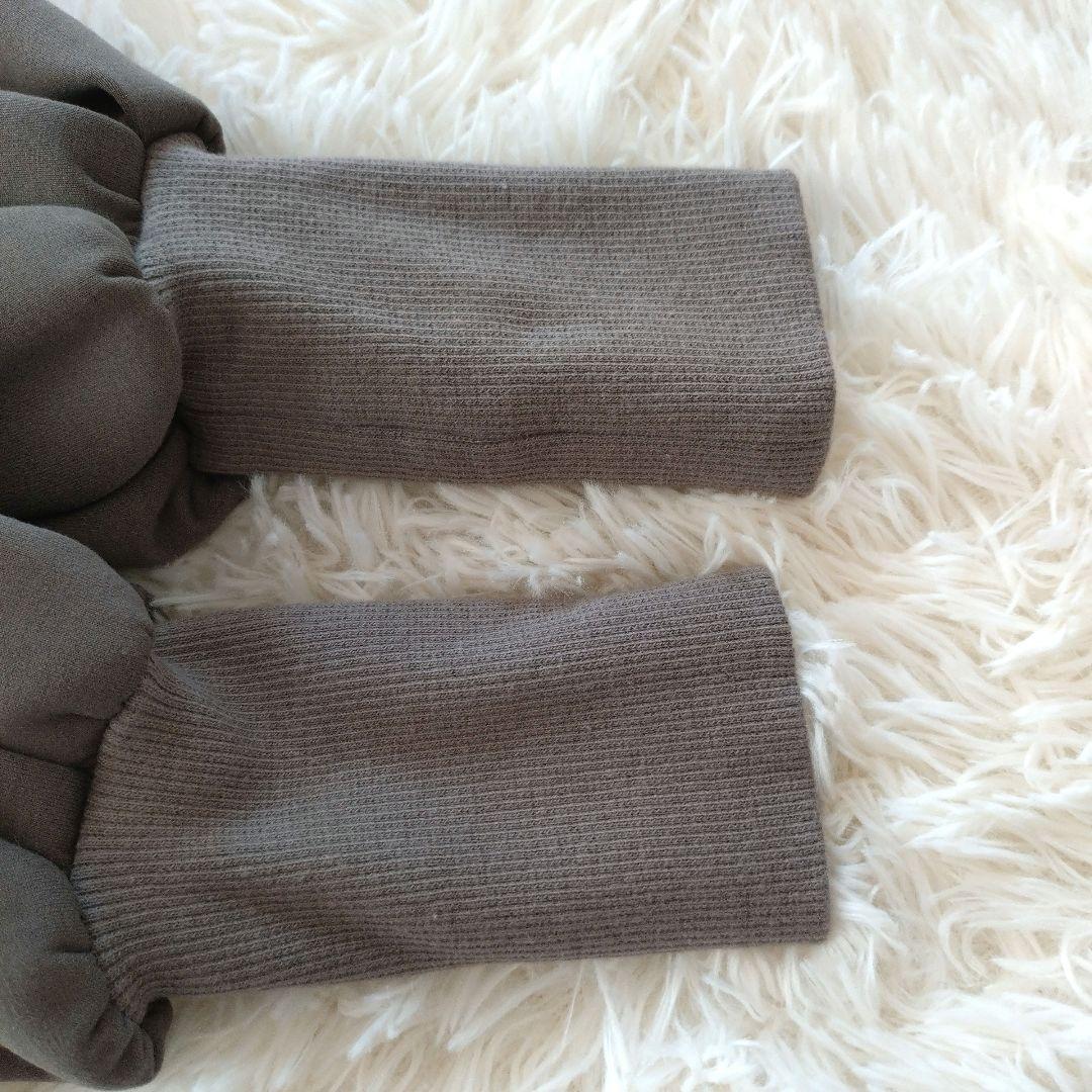 ビアズリー BEARDSLEY ダンボールパフトレーナー モカ