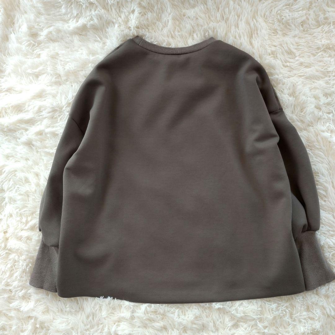 ビアズリー BEARDSLEY ダンボールパフトレーナー モカ