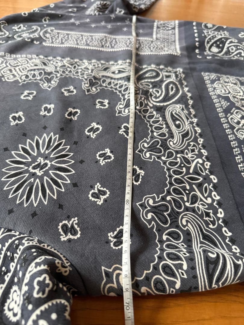 kapital キャピタル　バンダナ　スウェット　ペイズリー サイズ